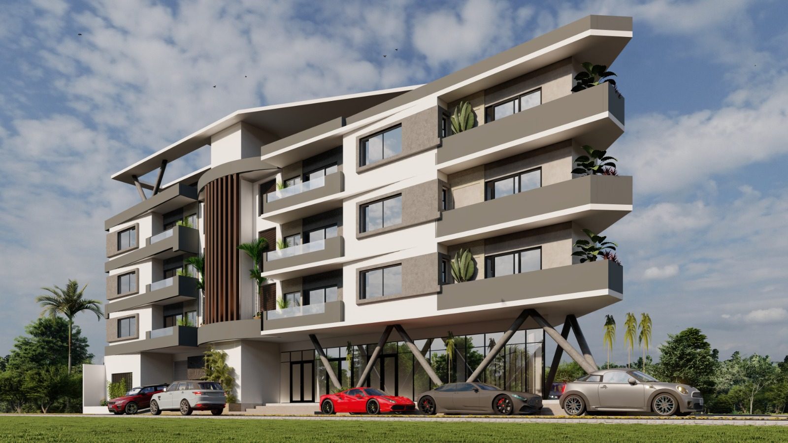 Immeuble R+3 YA : vue 2