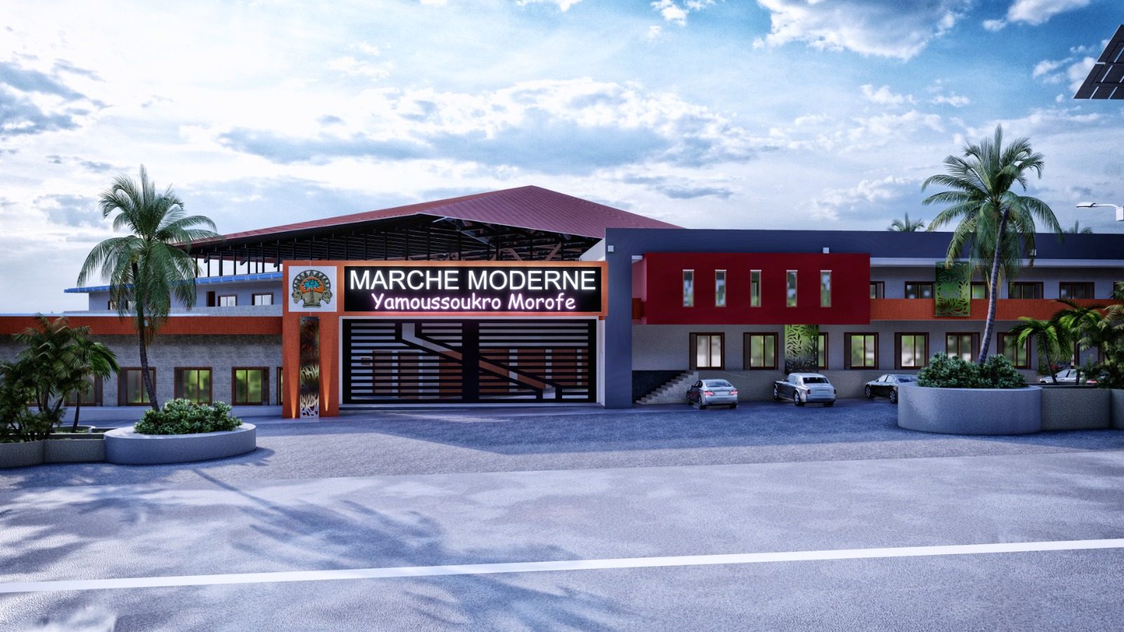 Marché moderne de Morofé-Est : vue 2